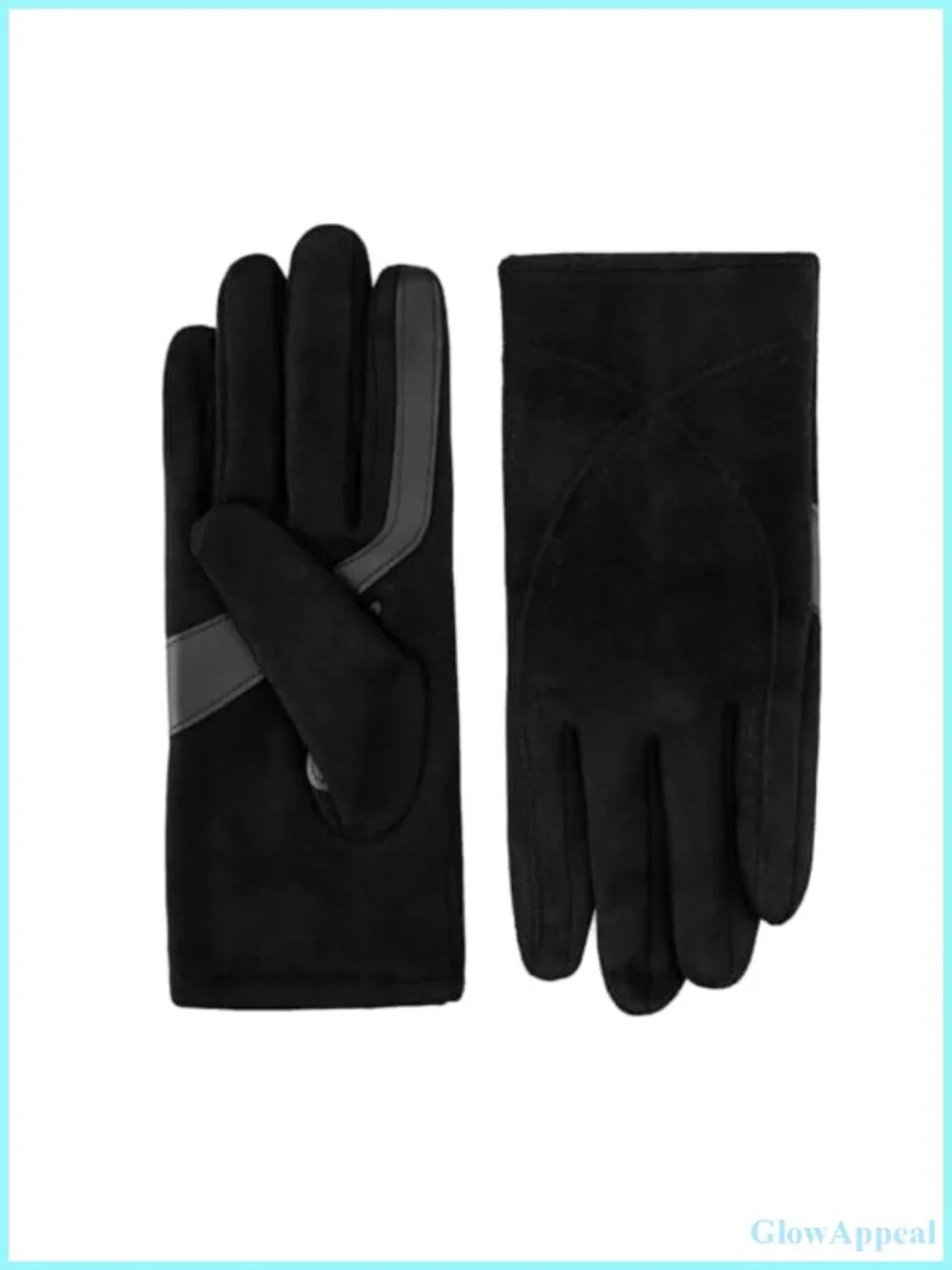Water Repellent Touchscreen Microsuede Shortie Gloves for Women